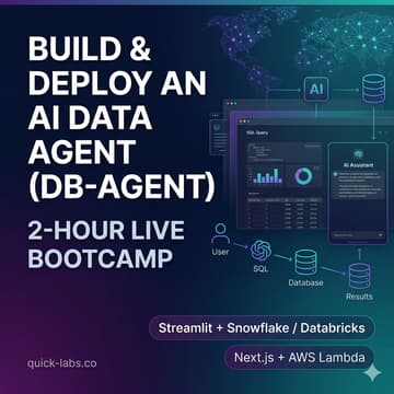 Cover Image for 2-Hour Bootcamp: Build & Deploy an AI Data Agent (DB-Agent)
