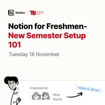 Cover Image for Notion for Freshmen: New Semester Setup 101