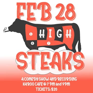 Cover Image for Comedy Special HIGH STEAKS