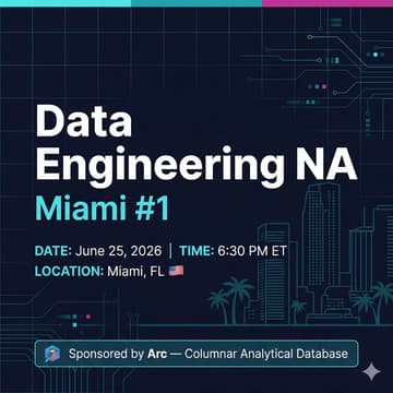 Cover Image for Data Engineering NA — Miami #1