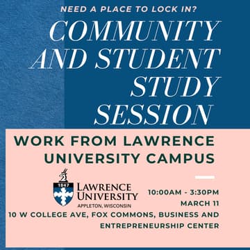 Cover Image for Community and Student Study and Coworking Session