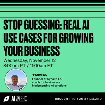 Cover Image for Stop Guessing: Real AI Use Cases for Growing Your Business
