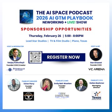 Cover Image for The AI Space Podcast | 2026 AI GTM Playbook | In-Person + Live Show!