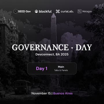 Cover Image for Governance Day Devconnect BA 2025 (Day 1: Main)