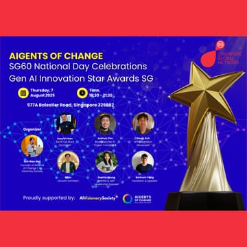 Cover Image for [AIGents of Change SG60 National Day Celebrations] GenAI Innovation Star Awards 🇸🇬