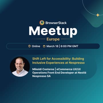 Cover Image for BrowserStack QA EU Rest - Online Meetup