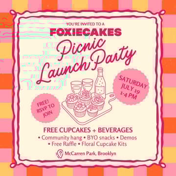 Cover Image for Foxiecakes Picnic Launch Party