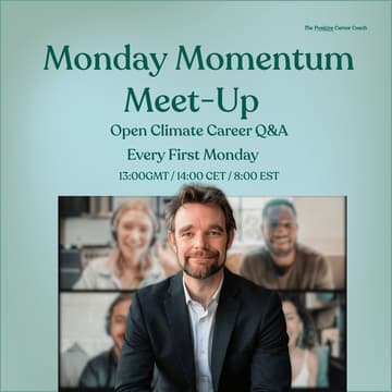 Cover Image for Monday Momentum Meet-Up — Open Climate Career Q&A