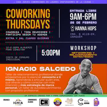 Cover Image for Coworking Thursdays - 26 de Febrero