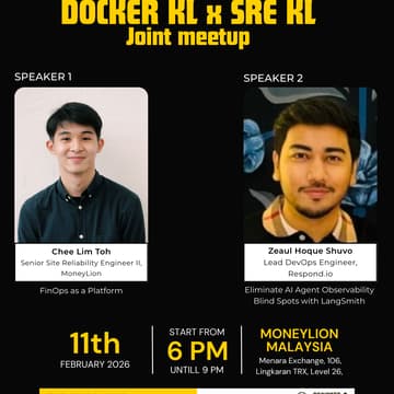 Cover Image for Docker KL <> SRE KL MeetUp @ MoneyLion
