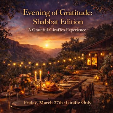 Cover Image for Evening of Gratitude: Shabbat Edition
