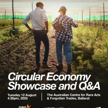 Cover Image for RMIT Activator Regional Circular Economy Showcase Event & Q&A Session