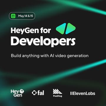 Cover Image for HeyGen Hackathon - Build anything with AI video generation