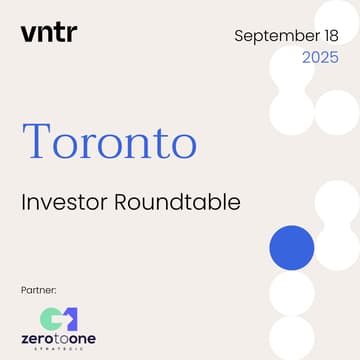 Cover Image for VNTR Investor Roundtable Toronto