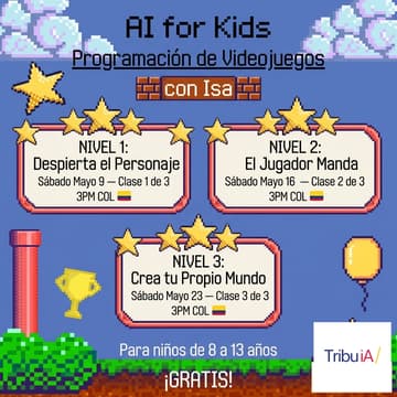 Cover Image for Tribu iA/Kids: Programación de videojuegos. Parte 1