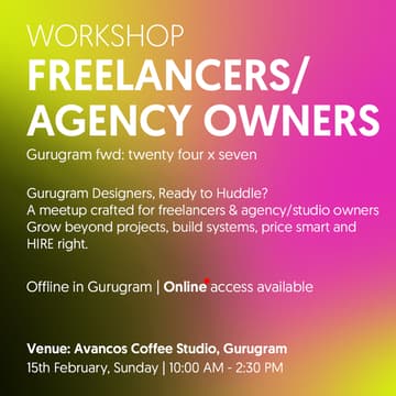 Cover Image for fwd: twenty four x seven (In person + Online)