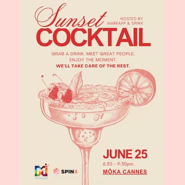 Cover Image for Sunset Cocktail hosted by MarkApp & SpinX