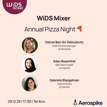 Cover Image for WiDS & Aerospike Annual Pizza Night