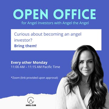 Cover Image for Open Office Hours for Angel Investors with Angel the Angel