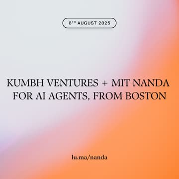 Cover Image for Pune: Kumbh Ventures +  MIT Nanda for AI Agents, from Boston