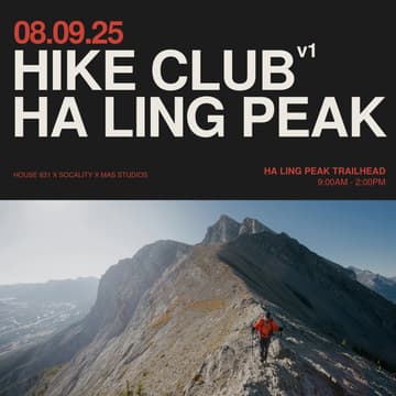 Cover Image for Hike Club v1 - Ha Ling Peak Creator Hike