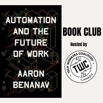 Cover Image for TWC Book Club - Automation and the future of work, chap 1/2/3