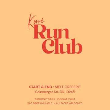 Cover Image for KORRÉ Run Club x Melt Crêperie (GIRLS ONLY)