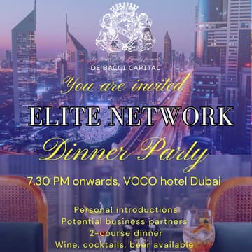 Cover Image for Business Elite Dinner at the Top ✨