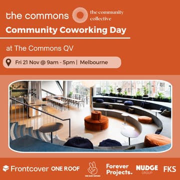 Cover Image for 🏵 Community Coworking Day @ The Commons QV