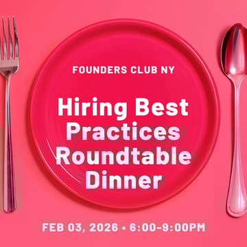 Cover Image for Roundtable dinner: hiring best practices