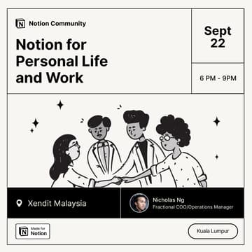 Cover Image for Notion for Personal Life and Work