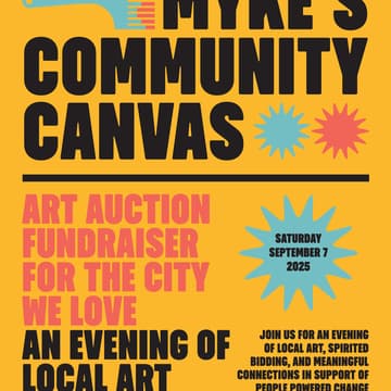 Cover Image for Myke’s Community Canvas: Art Auction fundraiser for the city we love
