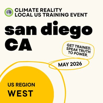 Cover Image for San Diego, CA - Climate Reality Local Training Event