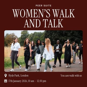 Cover Image for Peer Suite: Women's Walk and Talk