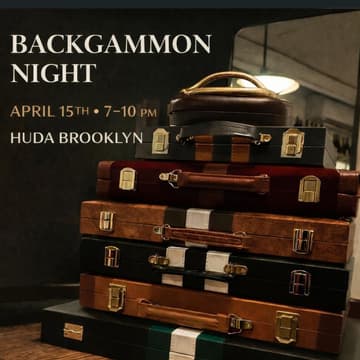 Cover Image for Backgammon Night at Huda (Williamsburg)