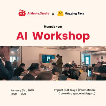 Cover Image for AI Workshop in Tokyo - Hugging Face 🤗