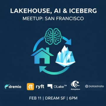 Cover Image for Lakehouse, AI and Iceberg Meetup: San Francisco