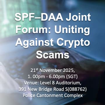 Cover Image for SPF–DAA Joint Forum: Uniting Against Crypto Scams