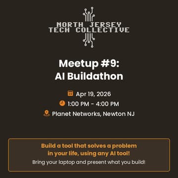 Cover Image for North Jersey Tech Collective #9: AI Buildathon