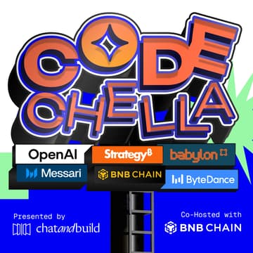 Cover Image for Codechella by ChatAndBuild & BNB Chain | Featuring OpenAI, Strategy, & Messari |