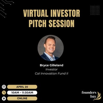 Cover Image for Founders Bay: Virtual Investor Pitch Session