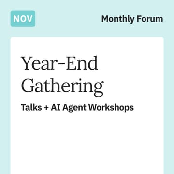 Cover Image for Year-End Gathering: Talks + AI Agent Workshops
