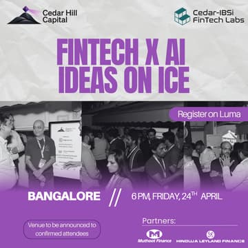 Cover Image for FinTech X AI Ideas on ice - Happy Hour