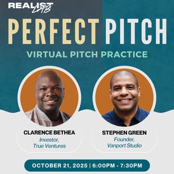 Cover Image for Perfect Pitch: Business Pitch Practice with Clarence Bethea & Stephen Green