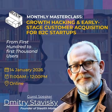 Cover Image for Growth Hacking & Early-Stage Customer Acquisition for B2C Startups