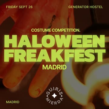 Cover Image for THE HALLOWEEN FREAKFEST 🎃  | MADRID