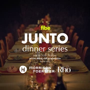Cover Image for Junto Founder Dinner (Hosted by Andrew & Friends)