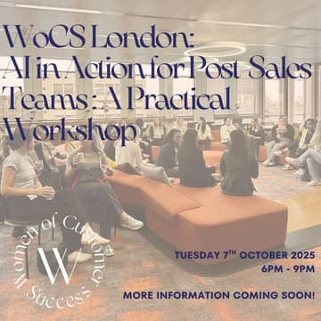 Cover Image for WoCS London: AI in Action for Post-Sales Teams - A Practical Workshop