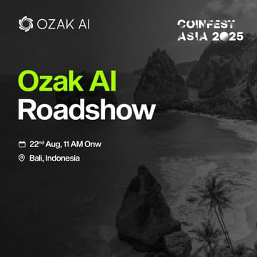 Cover Image for Ozak AI Roadshow | Coinfest Bali