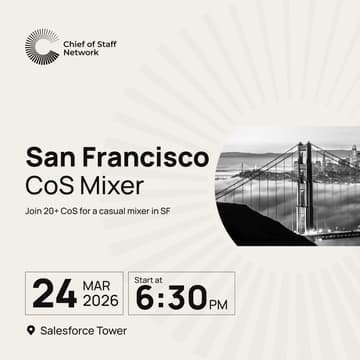 Cover Image for San Francisco Chief of Staff Mixer